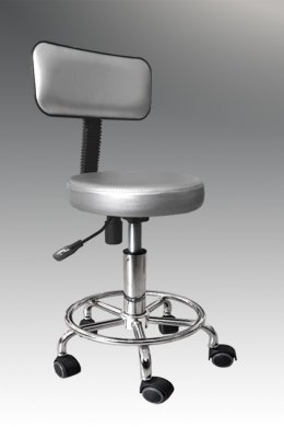 Стул медицинский DIRECT-CR-140 серебро